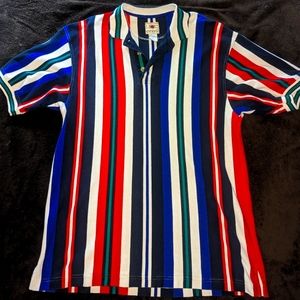 VINTAGE Cotton Traders Striped Polo